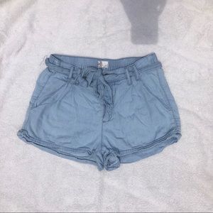 Blue Denim Shorts